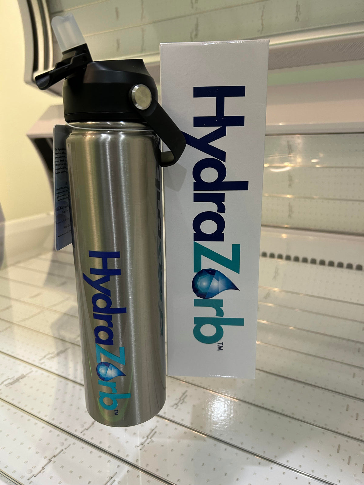 HydraZorb™ Nomad - Stainless Steel Bottle and Filter , Water & Light for Health, Sandy UT