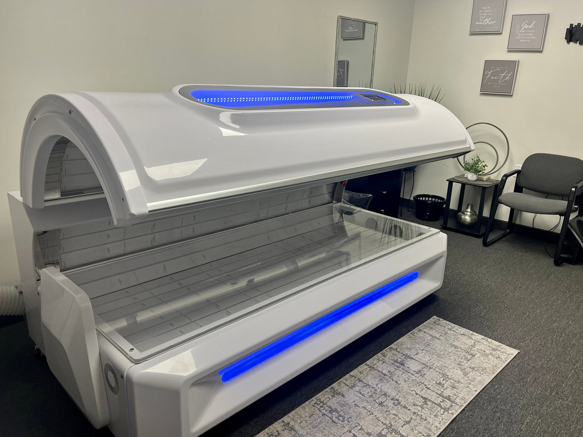 IllumaForge Therapy Bed, full-body view
