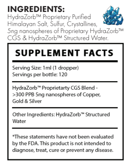 HydraZorb Essential Minerals Balance (image 4 of 4), Water & Light for Health, Sandy UT