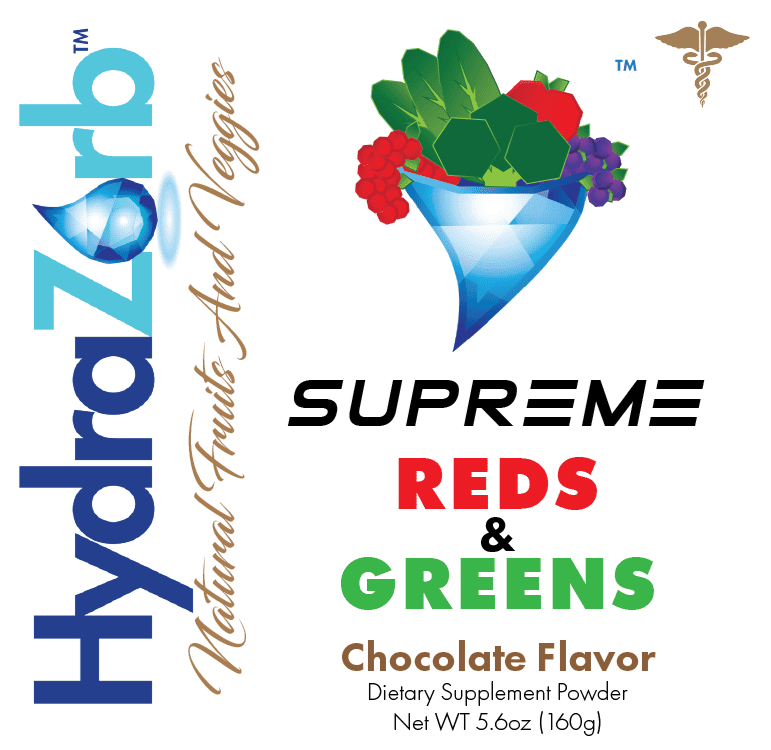 HydraZorb Supreme Reds and Greens - 30 servings (image 6 of 8), Water & Light for Health, Sandy UT