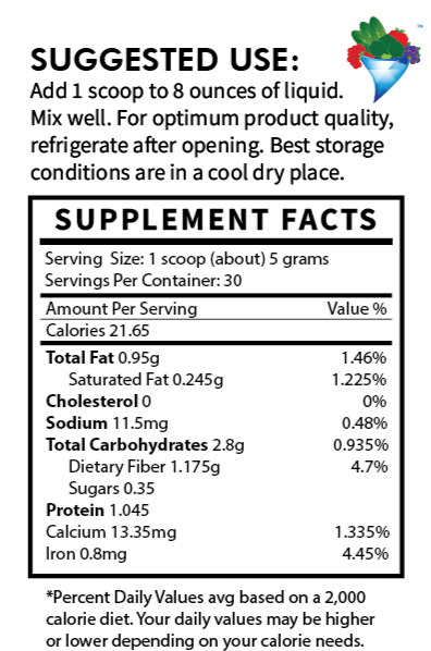 HydraZorb Supreme Reds and Greens - 30 servings (image 7 of 8), Water & Light for Health, Sandy UT
