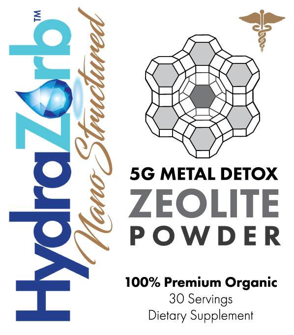 HydraZorb Nano-Structured Zeolite Powder (30 Servings) (image 2 of 5), Water & Light for Health, Sandy UT